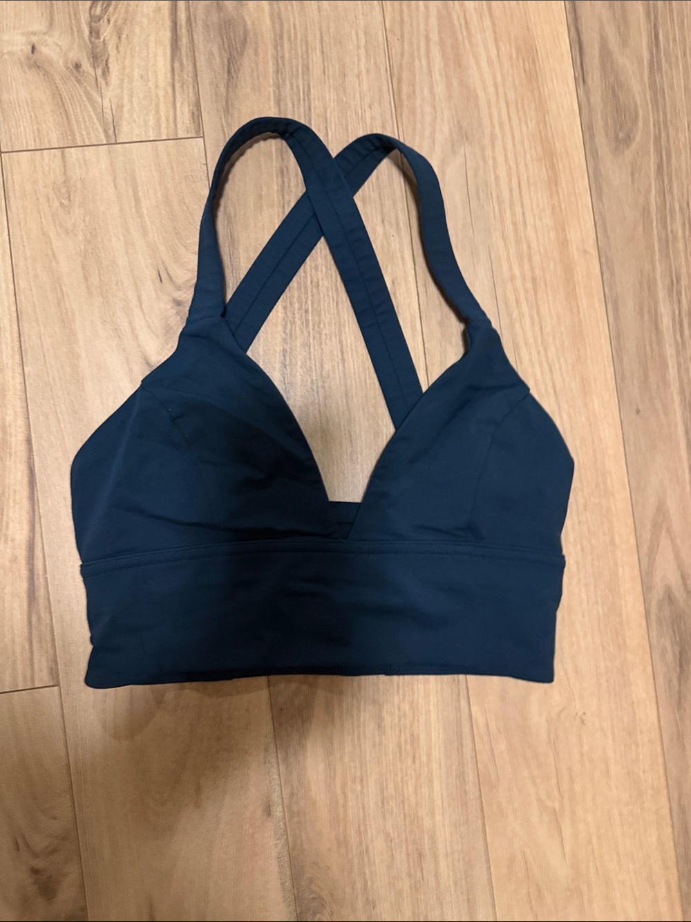 lululemon athletica Navy Cross-Back Sports Bralette